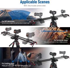 120cm Uzaktan Kumandalı & Motorlu Slider (APP)