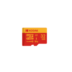 Kodak 32GB UHS-I C10 U1 V10 Micro SD Kart + Adaptör (Kırmızı)