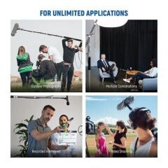 MS300C Mikrofon için Karbon Boom Kolu 300cm Gri