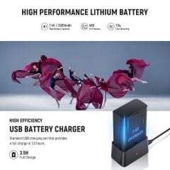 Z2PRO-C Canon Uyumlu 76W Yuvarlak Kafa Akülü Tepe Flaşı