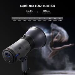 Q300 300W Akülü Flaş