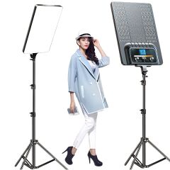 Gdx P300TS BiColor Fotoğrafçılık ve Stüdyo Aydınlatması 80 Watt LED Video Panel Sürekli Işık İkili Set