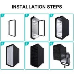 GVM YU200R Uyumlu Softbox