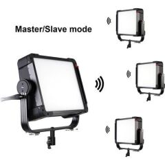 GVM YU200R 200W RGB LED Panel Işık (Hardcase)
