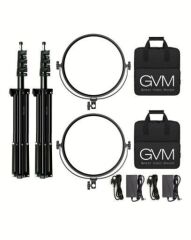 GVM Y60D256 Bi-Color LED Video Işığı İkili Ayaklı Kit