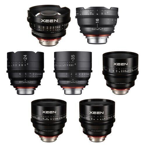 XEEN CLASSIC 14,16,24,35,50,85,135mm T1.5 Cine 7'li Set  (Arri PL)