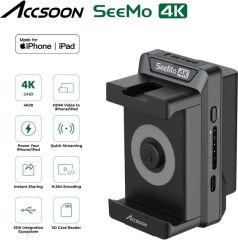 Accsoon SeeMo 4K 4K HDMI to iOS Video Capture Adapter