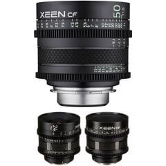 XEEN CF 24, 50, 85mm T1.5 Cine 3'lü Set (Arri PL)