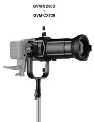 GVM 36° Optik Snoot (10'lu Gobo Seti ve Tutucusu Dahil)