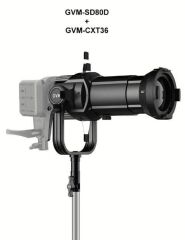 GVM 36° Optik Snoot (10'lu Gobo Seti ve Tutucusu Dahil)
