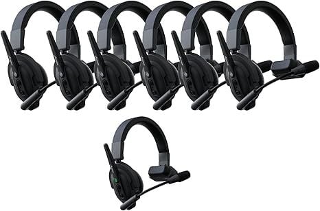 Accsoon CoMo (1H6R) Wireless Intercom System with line of sight range 400m and ENC function (1 host + 6 remote) 7 KULLANICI
