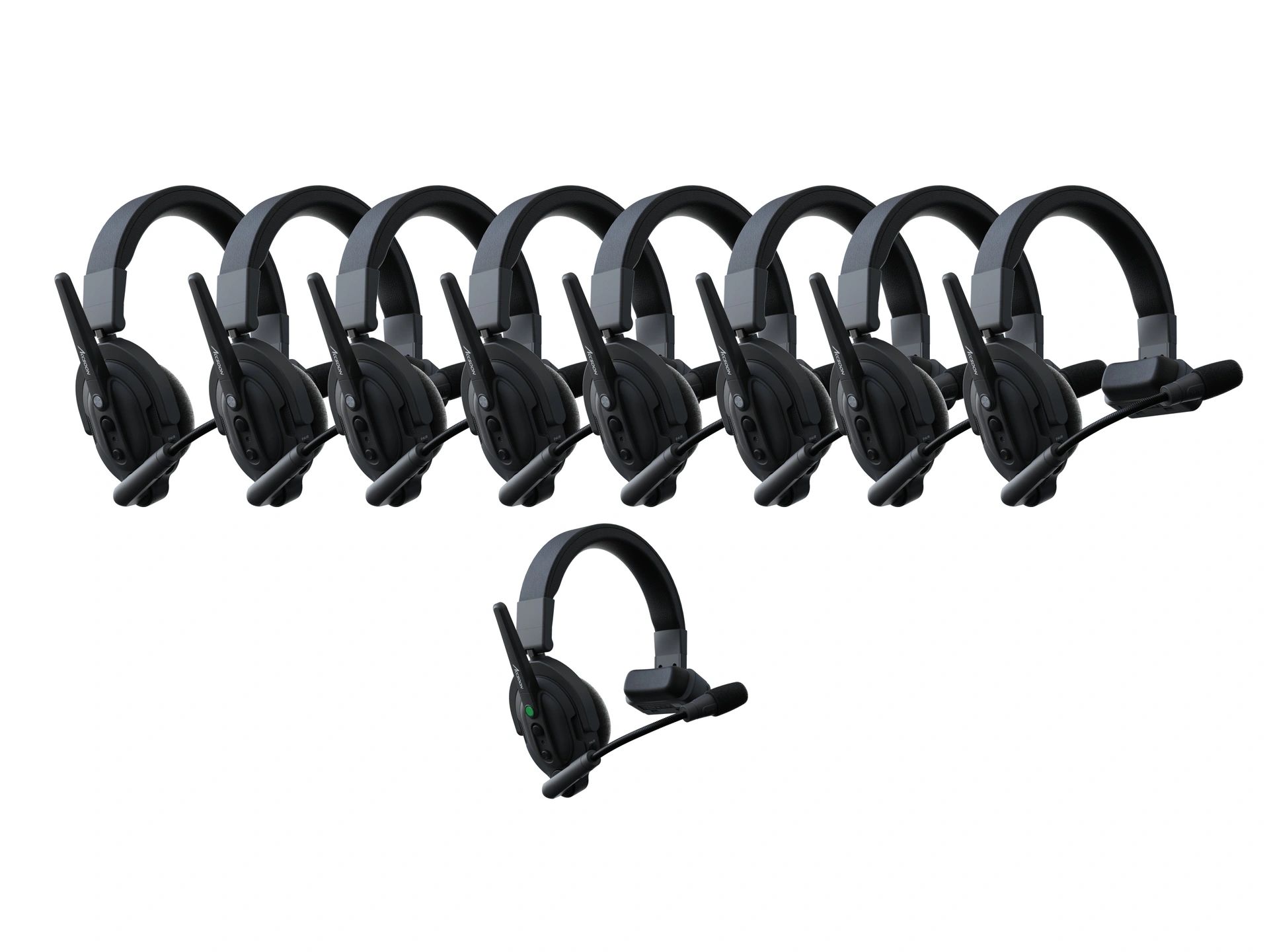 Accsoon CoMo (1H8R) Accsoon Wireless Intercom System with line of sight range 400m and ENC function (1 host + 8 remote) 9 KULLANICI