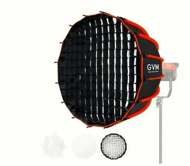 GVM 90cm Kolay Kurulum Gridli Parabolik Softbox