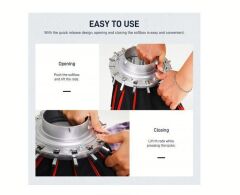 GVM 60cm Kolay Kurulum Gridli Parabolik Softbox