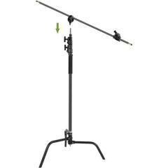 GVM C320 320cm C-Stand & Grip Arm Kit(130cm) (Siyah)