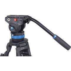 Sirui SH-15 60 mm Akışkan (Fluid) Kafa Alüminyum Video Tripod Kit – 8–12 kg Taşıma Kapasitesi