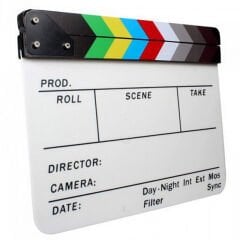 GDX CLP-01 Klaket - Clapperboard Clapboard (Kalem ve Silgi Hediyeli)