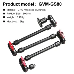 GVM 80cm Heavy-Duty Çift Eklem Magic Arm