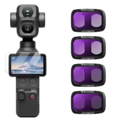 K&F Concept Dji Osmo Pocket 4P İçin 4 Parça ND Filtre Seti (ND4, ND8, ND16, ND32)