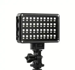 GVM 7S RGB Kamera Üstü Dahili Akülü Mobil Led Işık (12x8cm)