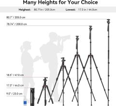 SmallRig 3474C CT-20 Alüminyum Alaşımlı Tripod