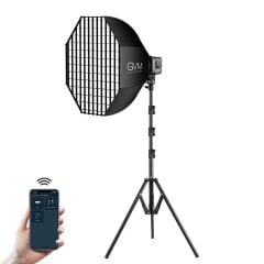 GVM SD80D Bi-Color LED Video Işığı Ayaklı Softbox Set