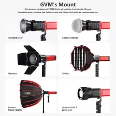 GVM PD60B 60W Bi-Color Dahili Akülü 3'lü LED Işık Seti