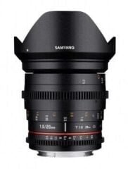 Samyang 20mm T1.9 VDSLR Full Frame Cine Lens (Sony E Mount)