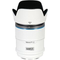 Sirui Sniper 16mm F1.2 APS-C/S35 Auto-Focus Lens (E Mount, Beyaz)