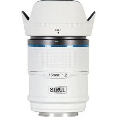 Sirui Sniper 16mm F1.2 APS-C/S35 Auto-Focus Lens (E Mount, Beyaz)