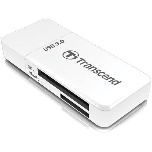 Transcend Kart Okuyucu SD ve MicroSD USB 3.1 Beyaz