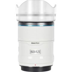 Sirui Sniper 33mm F1.2 APS-C Auto-Focus Lens (E Mount, Beyaz)