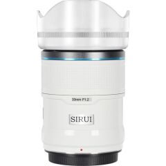 Sirui Sniper 33mm F1.2 APS-C Auto-Focus Lens (E Mount, Beyaz)