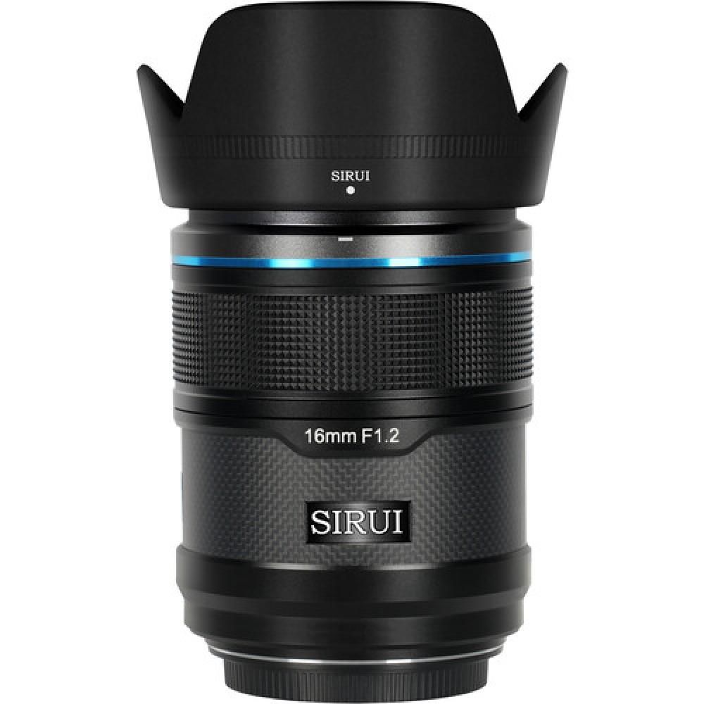 Sirui Sniper 16mm F1.2 APS-C/S35 Auto-Focus Lens (X Mount, Black, Carbon Fiber)