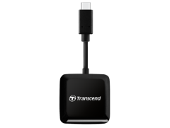 Transcend Kart Okuyucu SD ve MicroSD USB 3.2 TYPE C Siyah