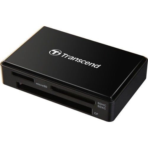 Transcend Kart Okuyucu SD,MicroSD ve CF USB 3.1 TYPE C Siyah