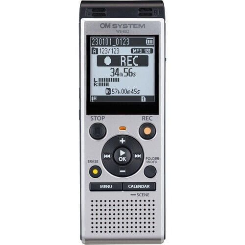Olympus OM System Dijital Ses Kayıt Cihazı WS-882 Gümüş 4GB