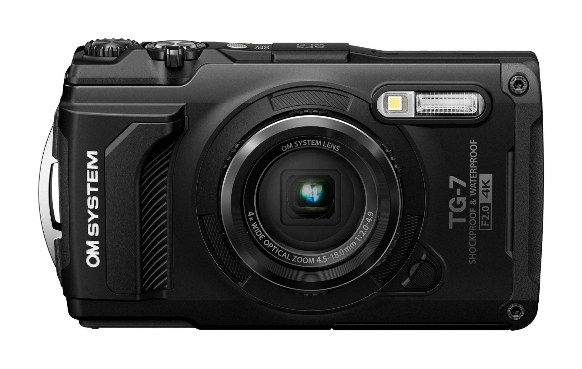 Olympus OM System TG-7 Zor Koşullara Dayanıklı Kompakt Fotoğraf Makinesi 4x Zoom F2.0 Siyah