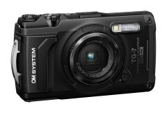 Olympus OM System TG-7 Zor Koşullara Dayanıklı Kompakt Fotoğraf Makinesi 4x Zoom F2.0 Siyah