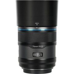 Sirui Sniper 75mm F1.2 APS-C/S35 Auto-Focus Lens (E Mount, Siyah)