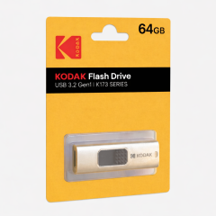 Kodak 64GB 3.2 Gen1 Kaydırmalı USB Bellek (K173)