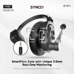 Synco XTalk X2 Kablosuz Intercom Sistemi 2 Kulaklıklı