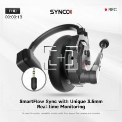 Synco XTalk X5 Kablosuz Intercom Sistemi 5 Kulaklıklı (2.4 GHz)