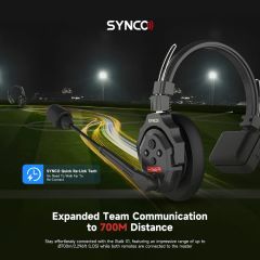 Synco XTalk X5 Kablosuz Intercom Sistemi 5 Kulaklıklı (2.4 GHz)