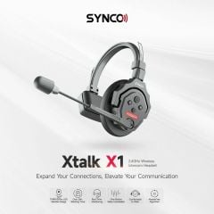 Synco XTalk X5 Kablosuz Intercom Sistemi 5 Kulaklıklı (2.4 GHz)