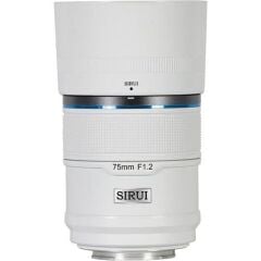 Sirui Sniper 75mm F1.2 APS-C/S35 Auto-Focus Lens (X Mount, Beyaz)