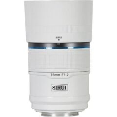 Sirui Sniper 75mm F1.2 APS-C/S35 Auto-Focus Lens (X Mount, Beyaz)