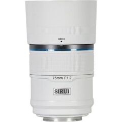 Sirui Sniper 75mm F1.2 APS-C/S35 Auto-Focus Lens (X Mount, Beyaz)