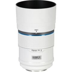 Sirui Sniper 75mm F1.2 APS-C/S35 Auto-Focus Lens (X Mount, Beyaz)