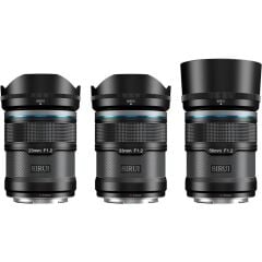 Sirui Sniper 23mm, 33mm & 56mm F1.2 Lens Kiti (E Mount, Siyah)